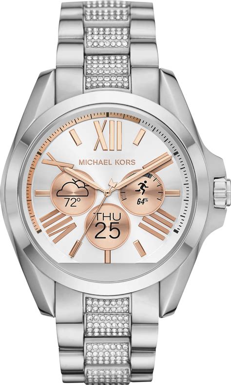 michael kors mkt5000 bradshaw dames horloge|Bradshaw Silver.